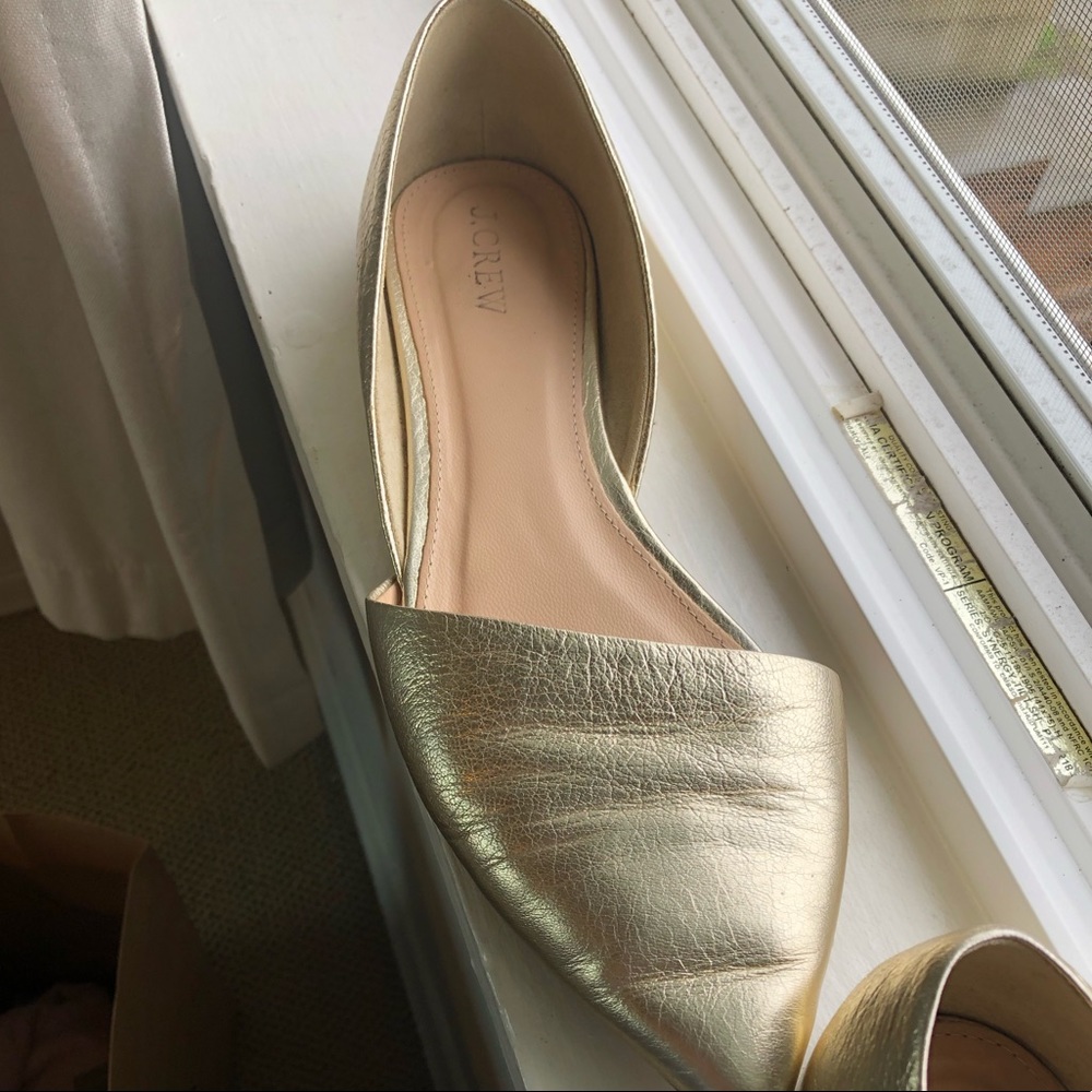 J. Crew Gold  Flat
